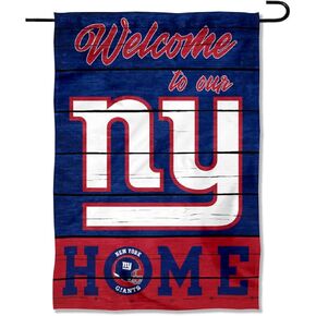 WinCraft New York Giants Welcome Home Decorative Garden Flag Double Sided Banner