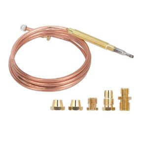 Jectse Thermocouple, 900mm Replacement, Universal, Stainless Steel, for Induction Cooker, Gas Stove, Heating Device and Other Burning Appliances