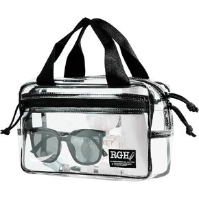 Rough Enough Clear Stadium Bag Handbag for Women Event Concert Sport Fans Fashion Cute Stylish