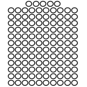 uxcell Nitrile Rubber O-Rings 8mm OD 5.6mm ID 1.2mm Width, Metric Sealing Gasket, Pack of 125