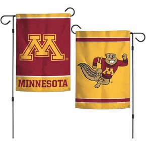 WinCraft NCAA University of Minnesota Gophers 12x18 Inch 2-Sided Outdoor Garden Flag Banner