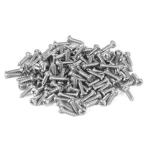 Pack of 100 ） M1.4 X 5mm Stainless Steel Phillips Round Head Self Tapping Screws Bolts