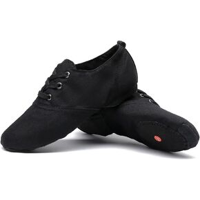 MSMAX Jazz Boots for Girls Lace-up Dancing Sneakers for Boys
