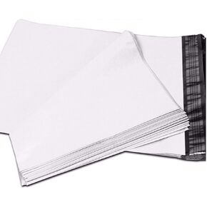 24 x 24 Inch ProLine Packaging Supplies White Poly Mailers Self-Sealing Shipping Envelopes Plastic Mailing Bags 2.5 Mil Thickness 24"x24" (50 Poly Mailers)
