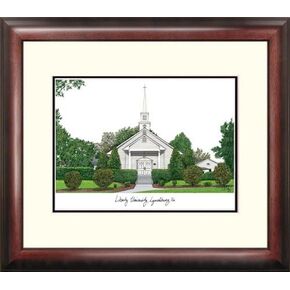 Campus Images VA989R Liberty University Alumnus Framed Lithographic Print