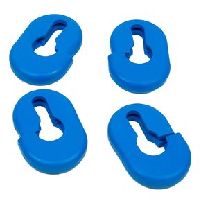 Calf 44801 Bumper for Wheelchair, Blue