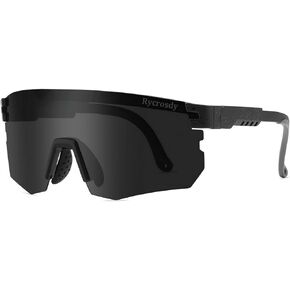 Two Sizes Polarized Sunglasses UV400 For Adults and Youth Men Women Outdoor Sport Baseball Cycling Glasses
