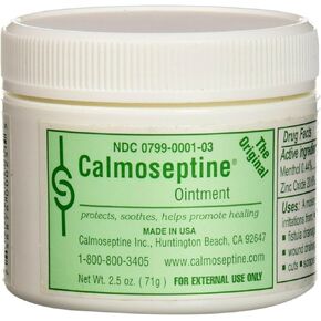 Calmoseptine Ointment Jar 2.5 oz (3 Pack)