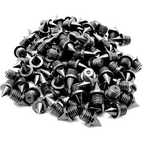 Stainless Steel Track and Cross Country Spikes (1/4" Black, 100x)