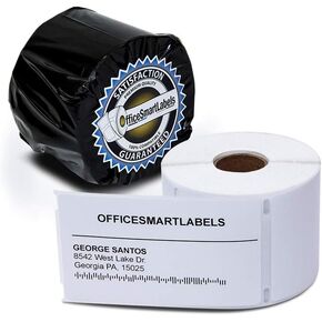 OfficeSmartLabels - 2-5/16" x 4" Shipping Labels, Compatible with 30256 - (4 Rolls / 300 Labels per Roll)