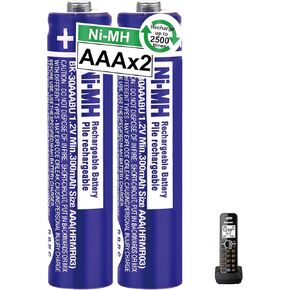 4Pack BK-30AAABU Ni-MH AAA Rechargeable Batteries 300mah AAA Ni-MH Rechargeable Batteries 1.2V for Panasonic Cordless Phones, Remote Controls, Electronics