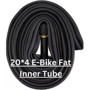 20 x 4 Inch E-Bike Fat Inner Tube Schrader Valve Heavy Riders Avoid Punctures