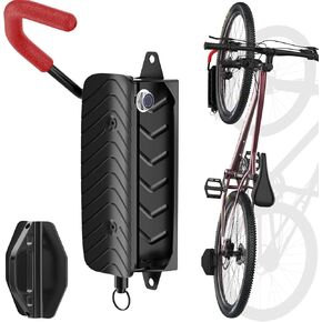 Swivel Bike Wall Mount, 2 Pack Garage Bike Rack Wall Mount, Vertical Wall Mount Bike Rack, Bicycle Bike Hangers for Garage, Mountain Bike, Road Bike, etc