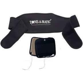 Electric Muscle Stimulator Garment Electrodes TENS Multi Functional Therapy Waist and Back Belt – (EMS/TENS unit NOT included)