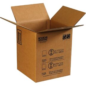 Boxes Fast BFHAZCO15GP Haz Mat 5 Gallon Plastic Pail Corrugated Cardboard Shipping Boxes, 12 1/2" x 12 1/2" x 15 1/8", Kraft (Pack of 10)