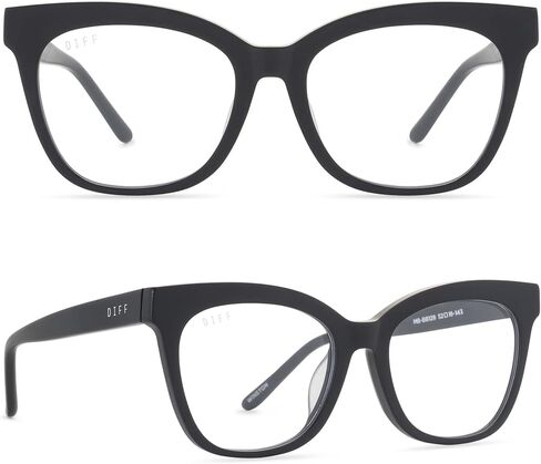DIFF Eyewear Winston Designer Square Computer Blue Light Blocking Glasses for Men and Women in Saudi Arabia