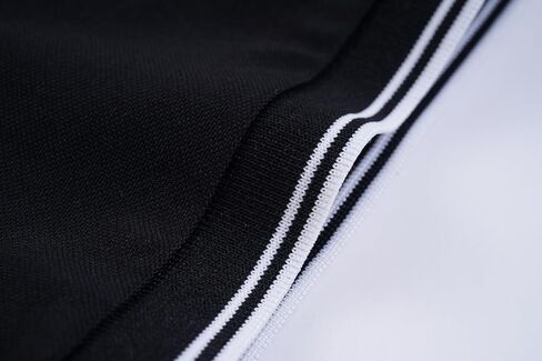 Men's Casual Polo Shirts Short Sleeve Knit Slim Fit Solid Color Shirt Top in Saudi Arabia