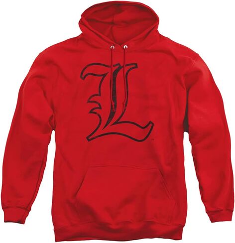 University of Louisville Official Distressed Primary Unisex Adult Pull-Over Hoodie in Saudi Arabia