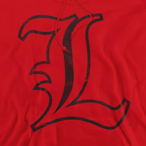 University of Louisville Official Distressed Primary Unisex Adult Pull-Over Hoodie in Saudi Arabia