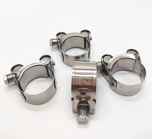 29-31mm T-Bolt Hose Clamps, Adjust Tube Clamps 304 Stainless Steel Heavy Duty Pipe Tube Clamps (4 Pcs) in Kuwait