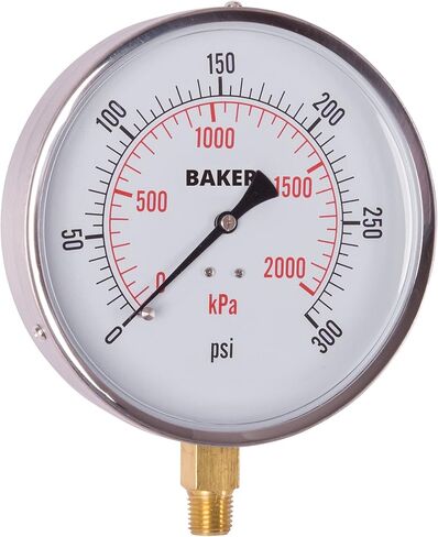 Baker 421AVND-300 Pressure Gauge, 0 to 300 psi in Saudi Arabia