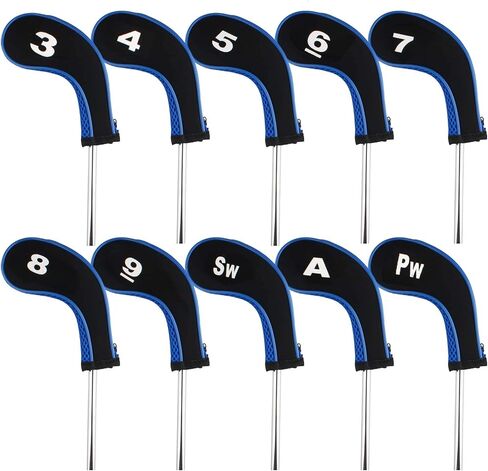 HISTAR Golf رقبة طويلة من النيوبرين متين بسحاب وأغطية رأس حديدية أغطية رأس 3-SW (عبوة من 10 قطع) in Kuwait