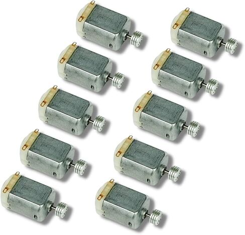 10 pcs Mini Vibration DC Motor Using 1.5V-3V | STEM Vibrating Experiment | 130 Hobby Size for Bristle Bot Brush Bot Wobble Bot (Vibration Type) in Saudi Arabia