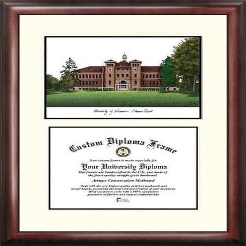 Campus Images WI993V University of Wisconsin-Stevens Point Scholar Diploma Frame, 8" x 10" in Saudi Arabia