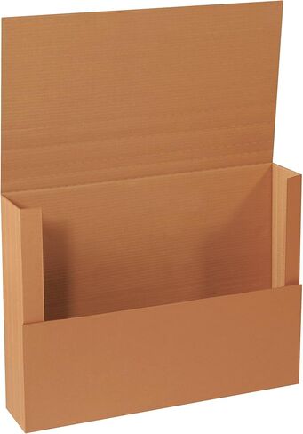 Boxes Fast BFM30226 Jumbo Easy-Fold Cardboard Mailers, 30 x 22 x 6 Inches, Corrugated Die-Cut Shipping Boxes, Fold Over Mailers, Multi-Depth, Large White Mailing Boxes (Pack of 20) in Saudi Arabia