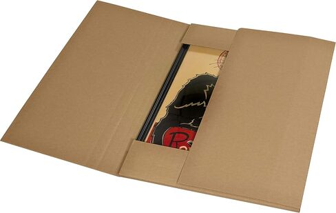 Boxes Fast BFM30226 Jumbo Easy-Fold Cardboard Mailers, 30 x 22 x 6 Inches, Corrugated Die-Cut Shipping Boxes, Fold Over Mailers, Multi-Depth, Large White Mailing Boxes (Pack of 20) in Saudi Arabia