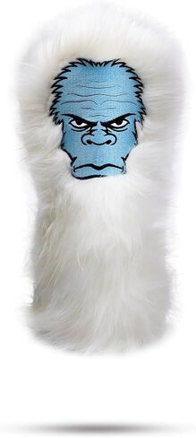 Pins & Aces Yeti Driver Head Cover - Premium, Hand-Made Fuzzy Driver Headcover - Funny, Tour Quality Golf Club Cover - Style and Customize Your Golf Bag… in Saudi Arabia