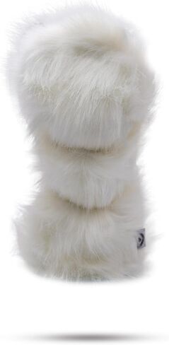 Pins & Aces Yeti Driver Head Cover - Premium, Hand-Made Fuzzy Driver Headcover - Funny, Tour Quality Golf Club Cover - Style and Customize Your Golf Bag… in Saudi Arabia