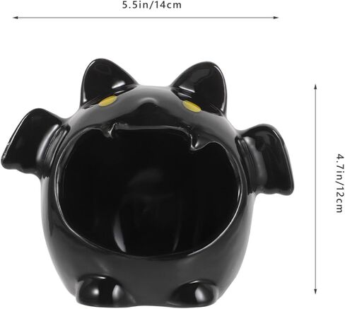 Yardwe Halloween Candlestick Creative Tealight القوطية شمعة حامل Tealight شمعة حامل حامل شموع الهالوين حامل شموع مستدقة ديكور الهالوين لطيف زخرفة رف السيراميك in Kuwait