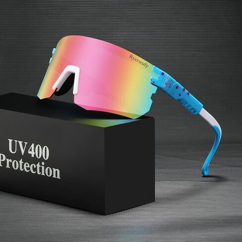 نظارات شمسية مستقطبة بمقاسين UV400 للبالغين والشباب والرجال والنساء في الهواء الطلق نظارات البيسبول لركوب الدراجات in Saudi Arabia