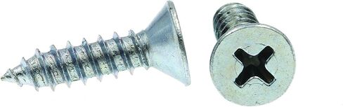 Prime-Line 9016983 Sheet Metal Screw, Self-Tapping, Flat Head Phillips, #10 X 3/4 in, Zinc Plated Steel, Pack of 100 in Saudi Arabia
