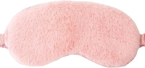4 Pcs Plush Eye Masks Fuzzy Sleeping Mask Soft Blindfolds Eye Covers Sleep Eyeshade Travel Nap Mask Sleepover Party Supplies for Adults Kids in Saudi Arabia