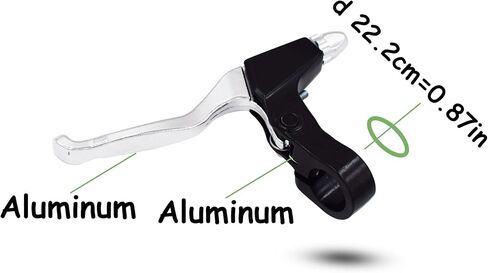 Y&TREFEN زوج من أذرع فرامل الدراجة الجبلية 0.87 بوصة (22.2 مم) من سبائك الألومنيوم مع رافعة بطول 3 أصابع in Kuwait
