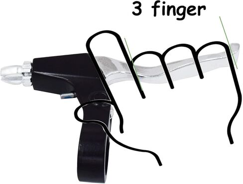 Y&TREFEN زوج من أذرع فرامل الدراجة الجبلية 0.87 بوصة (22.2 مم) من سبائك الألومنيوم مع رافعة بطول 3 أصابع in Kuwait