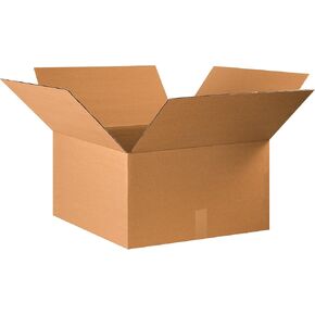PARTNERS BRAND 22x22x12 Corrugated Boxes, Medium, 22L x 22W x 12H, Pack of 10 | Shipping, Packaging, Moving, Storage Box for Home or Business, Strong Wholesale Bulk Boxes