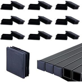 40 قطعة 2 × 2 بوصة غطاء نهاية الأنبوب المربع أغطية بلاستيكية، غطاء نهاية الأنبوب، غطاء نهاية آخر مناسب للأنبوب المربع، قابس بلاستيكي مربع وأغطية أرجل الكرسي وأغطية خرطوم الحديقة in Kuwait