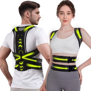 Back Brace Posture Corrector for Women and Men, Adjustable Full Back Support, Muscle Memory Support Straightener, Providing Pain Relief from Neck, Shoulder and Back XL