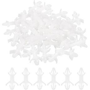 PATIKIL 60PCS PCB Board Isolation Column, Nylon Reverse Locking Circuit Board Clips Standoff Double Head Insulation Bracket Support Height 19mm /0.75"