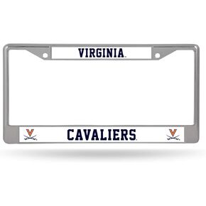 Rico Industries NCAA Unisex-Adult Standard Chrome License Plate Frame