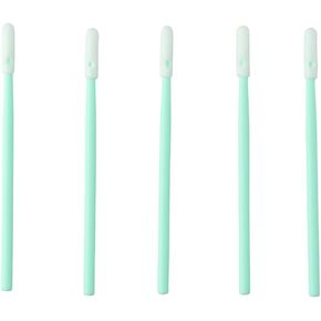 200 Pieces Free Sponge Tip Swabs,2.75'' Purification Swabs,Cleanroom Polyester Tip Cleaning Swabs,Green PP Handle Wipe Stick in Saudi Arabia