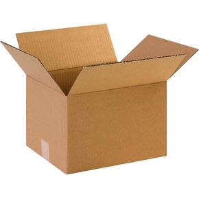 Partners Brand PHD12108 Heavy-Duty Boxes, 12"L x 10"W x 8"H, Kraft (Pack of 25)