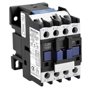 AC Contactor, CJX2-1201, 110V 50/60Hz Coil, 3P, 3 Pole, Normally Closed, Ie 12A, Ue 380V