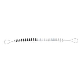 Nut & Bolt Thread Checker, Zinc Thread Checker with 14 Inch and 12 Metric Gauges 26 Male Female Thread Bolt Size and Thread Gauge Portable Thread Size Checker