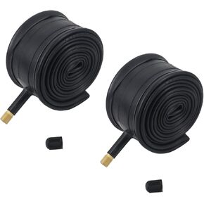 2-Pack 22x1.75/1.95 Bike Inner Tube,22 Inch AV32mm Schrader Bike Replacement Bicycle Tubes Compatible with 22X1.75 22 x 1.90 22 x 1.95 Bike Tire Tube and More