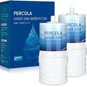 AP217 Under Sink Water Filter, Compatible with 3M® Aqua-Pure® AP217, 578604 Full Flow Water Filter for AP200 Systems (White, 2 Pack)
