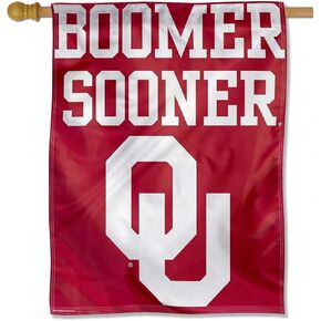 WinCraft Oklahoma Sooners Boomer Sooner Banner Flag
